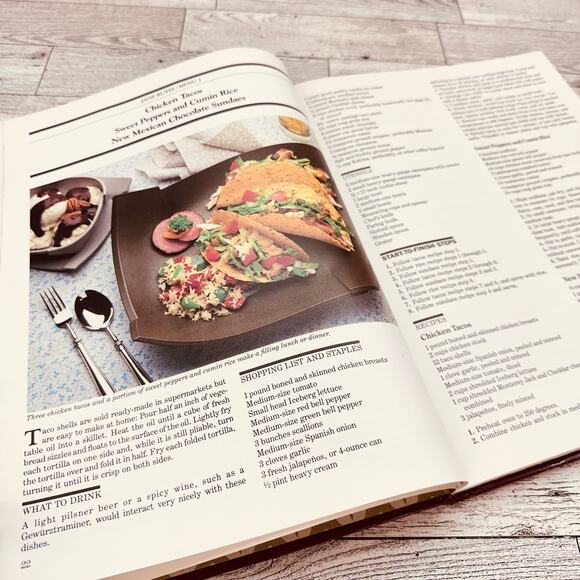 1984 Mexican Menus Great Meals in Minutes Time-Life Books Cookbook HC Vtg - Picture 5 of 13